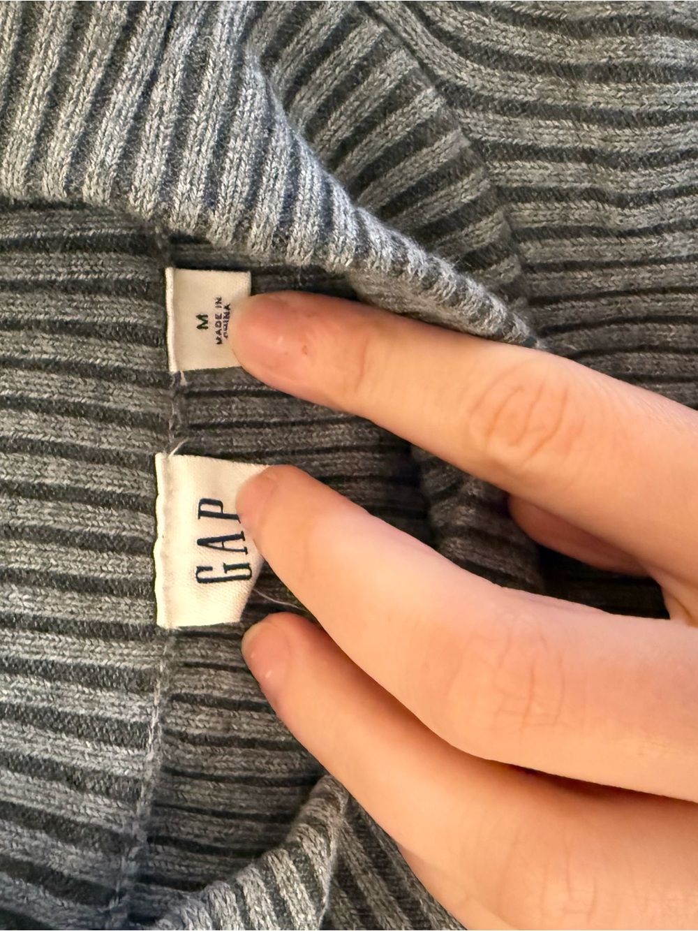 GAP Ribbed A Line Ribbed Dress - Picture 4 of 4